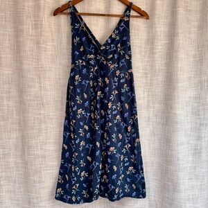 Patagonia Crossover Strappy Tank Dress Organic Cotton Size Medium